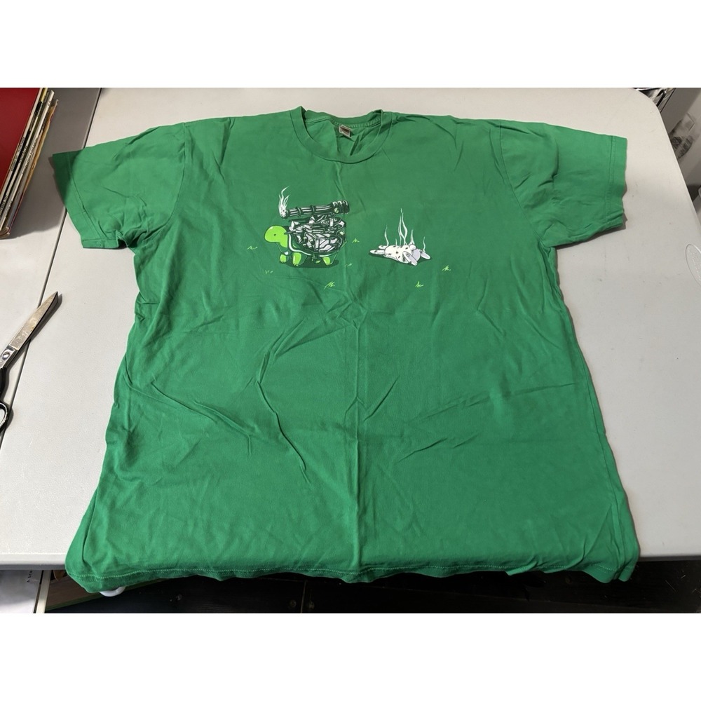 Woot Winning The Race Green XL Tshirt
